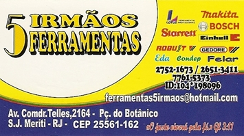 5 Irmãos Ferramentas